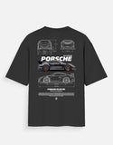 Porsche 911 GT3 RS Oversized T Shirt Premium Sports Car Streetwear Graphic Tee