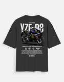 Yamaha YZF R3 Monster Energy Oversized T Shirt Racing Bike Graphic Streetwear Tee