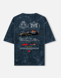 Checo Perez Red Bull Racing RB20 Acid Wash Oversized T Shirt Formula 1 Motorsport Graphic Tee