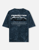 Porsche 718 Cayman GT4 RS Acid Wash Oversized T Shirt Performance Car Streetwear Graphic Tee