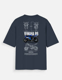 Yamaha R6 Oversized T Shirt Sports Bike Graphic Streetwear Motorcycle Racing Tee