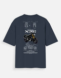 Yamaha XSR 155 Oversized T Shirt Retro Sports Bike Graphic Streetwear Motorcycle Tee