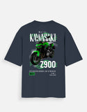 Kawasaki Z900 Graphic Oversized T Shirt Premium Superbike Streetwear Cotton Rider Tee
