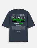 Porsche 911 RS Rawr Oversized T Shirt Drift Club Streetwear Graphic Tee