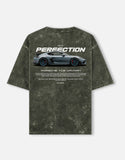 Porsche 718 Cayman GT4 RS Acid Wash Oversized T Shirt Performance Car Streetwear Graphic Tee