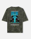 Scuderia Ferrari HP Formula 1 Racing Acid Wash Oversized T Shirt F1 Motorsport Graphic Streetwear Tee