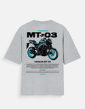 Yamaha MT 03 Oversized T Shirt Premium Naked Bike Graphic Streetwear Cotton Rider Tee