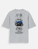 Yamaha YZF R1 Oversized T Shirt Superbike Graphic Streetwear Racing Motorcycle Tee