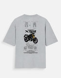 Yamaha XSR 155 Oversized T Shirt Retro Sports Bike Graphic Streetwear Motorcycle Tee