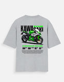 Kawasaki Ninja ZX10R Graphic Oversized T Shirt Premium Superbike Racing Streetwear Cotton Rider Tee