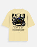 Yamaha YZF R3 Monster Energy Oversized T Shirt Racing Bike Graphic Streetwear Tee