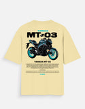 Yamaha MT 03 Oversized T Shirt Premium Naked Bike Graphic Streetwear Cotton Rider Tee