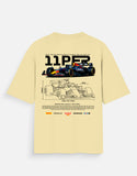 Red Bull RB20 Formula Racing Oversized T Shirt F1 Motorsport Graphic Streetwear Tee