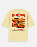 Toyota Supra Triple Gen Oversized T Shirt JDM Sports Car Streetwear Graphic Tee
