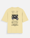 Yamaha YZF R15 Oversized T Shirt Racing Bike Graphic Streetwear Biker Tee