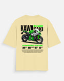 Kawasaki Ninja ZX10R Graphic Oversized T Shirt Premium Superbike Racing Streetwear Cotton Rider Tee
