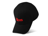 The Boys Embroidery Baseball Cap Bold Typography Streetwear Black Adjustable Cotton Dad Hat Unisex Graphic Cap