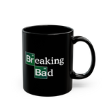 Breaking Bad Coffee Mug Heisenberg Logo Typography Ceramic Mug Black White Premium Printed Cup Gift for Fans