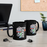 Medusa Eyes On Me Boys Coffee Mug Aesthetic Streetwear Graphic Mythology Art Ceramic Mug Trendy Bold Typography Statement Coffee Cup Gift