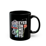 Medusa Eyes On Me Boys Coffee Mug Aesthetic Streetwear Graphic Mythology Art Ceramic Mug Trendy Bold Typography Statement Coffee Cup Gift