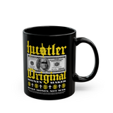 Hustler Original Money Maker Coffee Mug Street Style Typography Motivation Hustle Mindset Entrepreneur Gift Black Ceramic Mug
