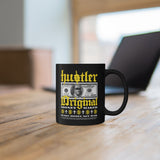 Hustler Original Money Maker Coffee Mug Street Style Typography Motivation Hustle Mindset Entrepreneur Gift Black Ceramic Mug
