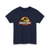 Jurassic Park T Shirt Classic T Rex Logo Graphic Tee Black Retro Dinosaur Movie Shirt Vintage Jurassic Park Logo Unisex Cotton Tee