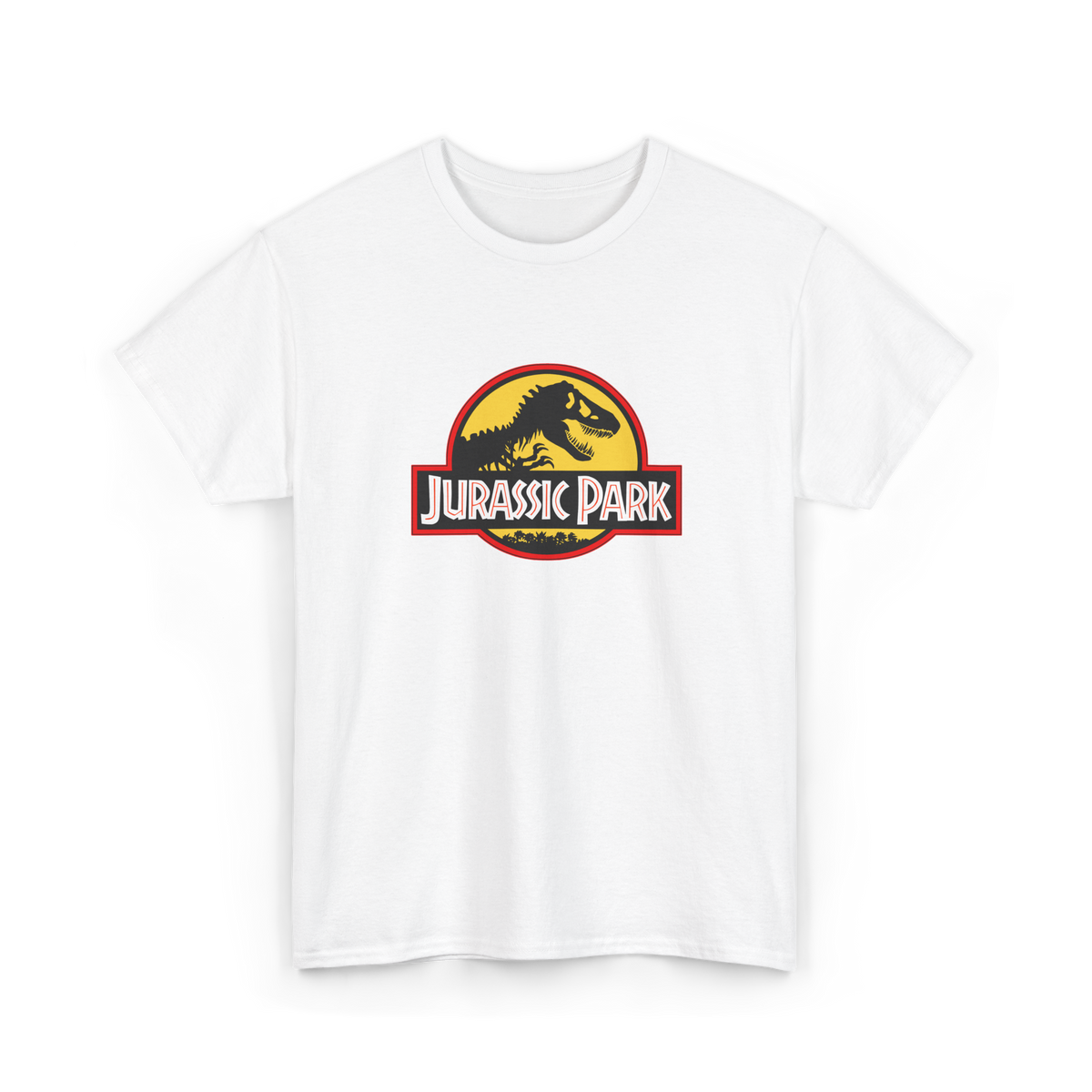 Jurassic Park T Shirt Classic T Rex Logo Graphic Tee Black Retro Dinosaur Movie Shirt Vintage Jurassic Park Logo Unisex Cotton Tee