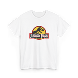 Jurassic Park T Shirt Classic T Rex Logo Graphic Tee Black Retro Dinosaur Movie Shirt Vintage Jurassic Park Logo Unisex Cotton Tee