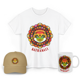 Kathakali Art Graphic T Shirt Combo Pack Traditional Cultural Dance Face Print Premium Cotton Unisex Streetwear