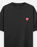 Ducati 1199 Panigale Blueprint Graphic Oversized T Shirt Premium Superbike Racing Streetwear Cotton Tee