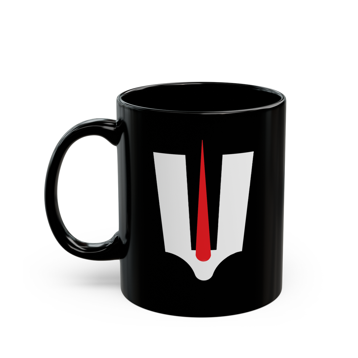 Namam Symbol Coffee Mug Minimal Spiritual Tilak Design Black Ceramic Mug Hindu Sacred Symbol Printed Cup Premium Gift
