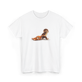 Punch Monkey Cute Graphic T Shirt Funny Animal Cartoon Tee Aesthetic Baby Monkey Print Unisex Cotton White Tshirt 2
