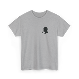 Sherlock Holmes Silhouette T Shirt Minimal Detective Graphic Tee Black Aesthetic Cotton Unisex Streetwear Smart Casual Outfit