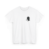 Sherlock Holmes Silhouette T Shirt Minimal Detective Graphic Tee Black Aesthetic Cotton Unisex Streetwear Smart Casual Outfit