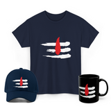 Shiva Tilak Trishul Graphic T Shirt Combo Pack Hindu Spiritual Streetwear Mahadev Minimal Cotton Unisex