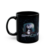 Space Satellite Coffee Mug Futuristic Galaxy Mug Astronaut Spacecraft Graphic Ceramic Mug Sci Fi Aesthetic Cosmic Universe Coffee Cup Space Lover Gift