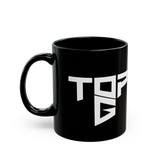 Top G Coffee Mug White Typography Bold Minimalist Statement Mug Premium Black Ceramic Alpha Mindset Motivation Mug Streetwear Aesthetic