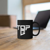 Top G Coffee Mug White Typography Bold Minimalist Statement Mug Premium Black Ceramic Alpha Mindset Motivation Mug Streetwear Aesthetic