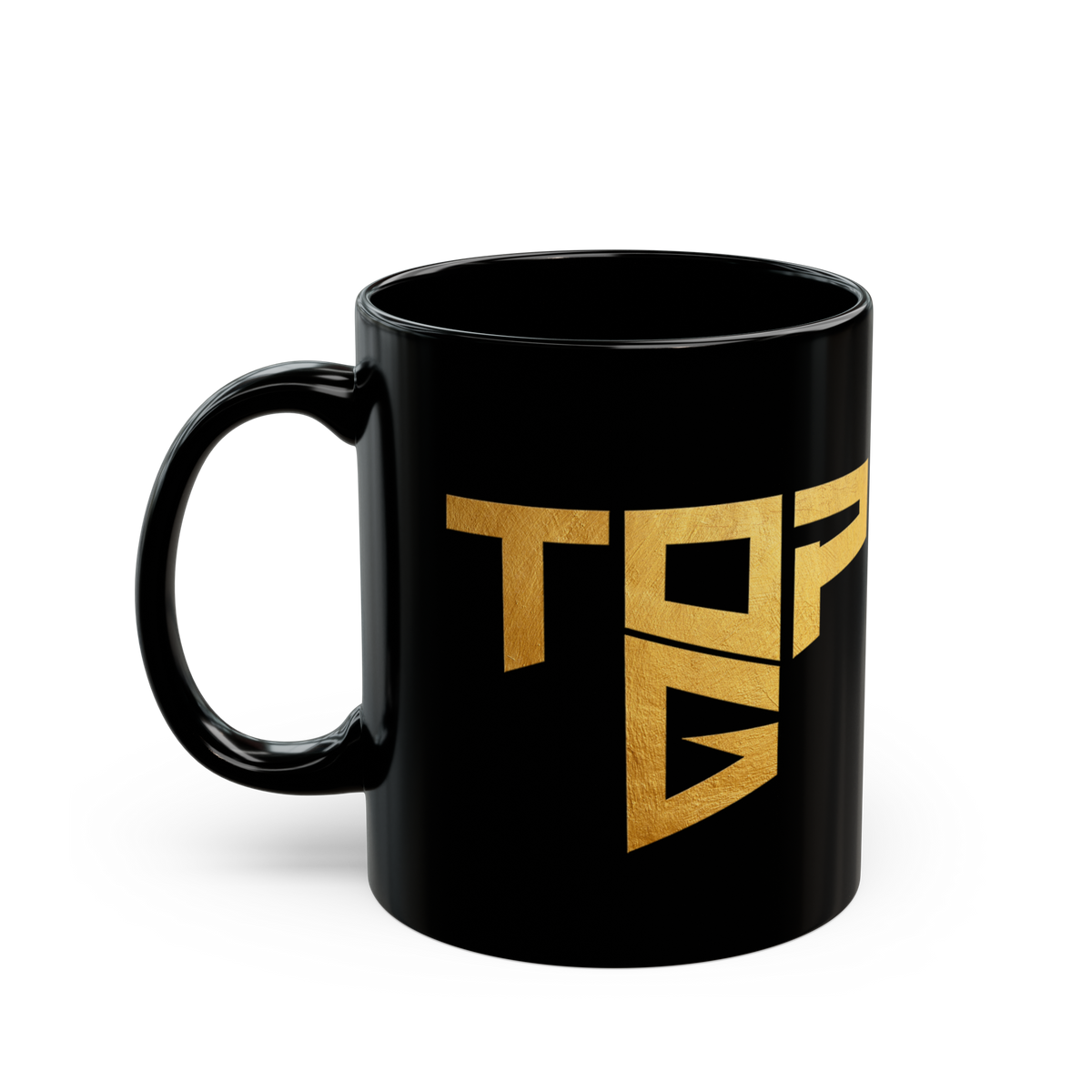 Top G Coffee Mug Gold Typography Luxury Bold Statement Mug Premium Black Ceramic Motivational Alpha Mindset Mug Stylish Streetwear Aesthetic