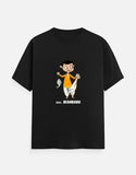 Mr Beanbabu Cartoon T Shirt Funny Desi Graphic Tee Indian Humor Character Shirt Black Unisex Cotton Streetwear Tshirt
