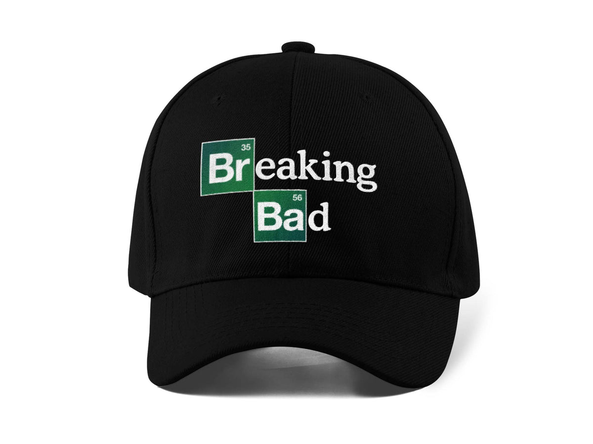 Breaking Bad Embroidery Baseball Cap Heisenberg Logo Hat Black Adjustable Streetwear Cotton Dad Cap Gift for Fans