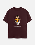 Mr Beanbabu Cartoon T Shirt Funny Desi Graphic Tee Indian Humor Character Shirt Black Unisex Cotton Streetwear Tshirt