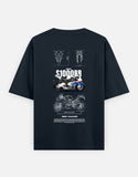BMW S1000RR Blueprint Graphic Oversized T Shirt Superbike Racing Streetwear Premium Cotton Rider Tee