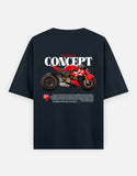 Ducati Streetfighter Concept Graphic Oversized T Shirt Premium Superbike Streetwear Cotton Rider Tee