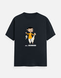 Mr Beanbabu Cartoon T Shirt Funny Desi Graphic Tee Indian Humor Character Shirt Black Unisex Cotton Streetwear Tshirt