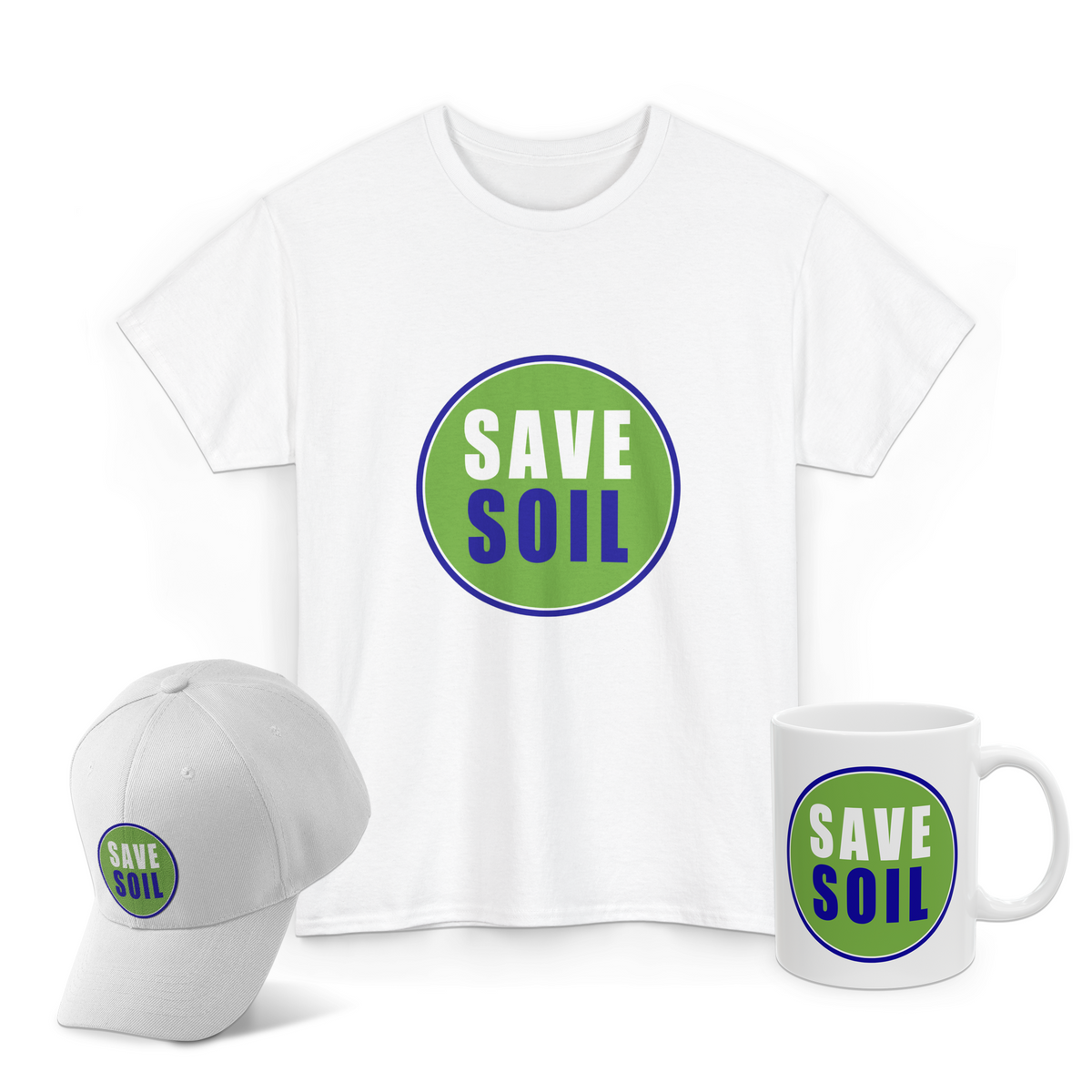 Save Soil T Shirt Combo Pack Eco Friendly Graphic Tee Sustainable Fashion Cotton Unisex Streetwear India