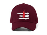 Shiv Tilak Embroidery Baseball Cap Hindu Trishul Tilak Symbol Black Adjustable Cotton Dad Hat Spiritual Streetwear Unisex Cap