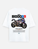 BMW S1000RR Superbike Graphic Oversized T Shirt Premium Racing Streetwear Cotton Bike Rider Tee